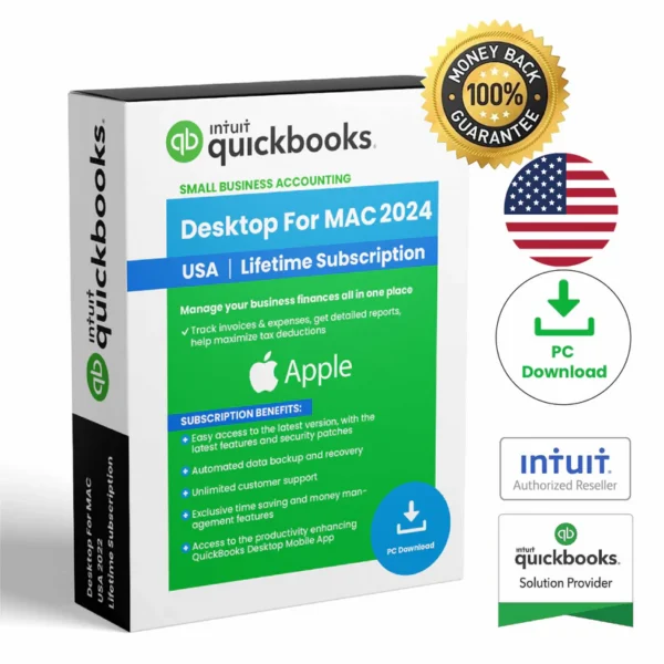 QUICKBOOKS Desktop Pro 2024 – MAC – LIFETIME LICENSE